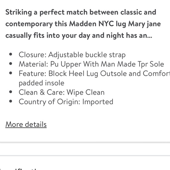 Madden NYC by Steve Madden Black Mary Jane Lug Platform Shoes. Size 8.5 - Picture 9 of 11